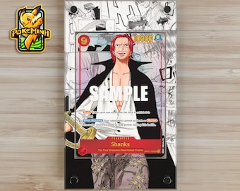 Shanks OP01-120 Manga Custom One Piece Display Case