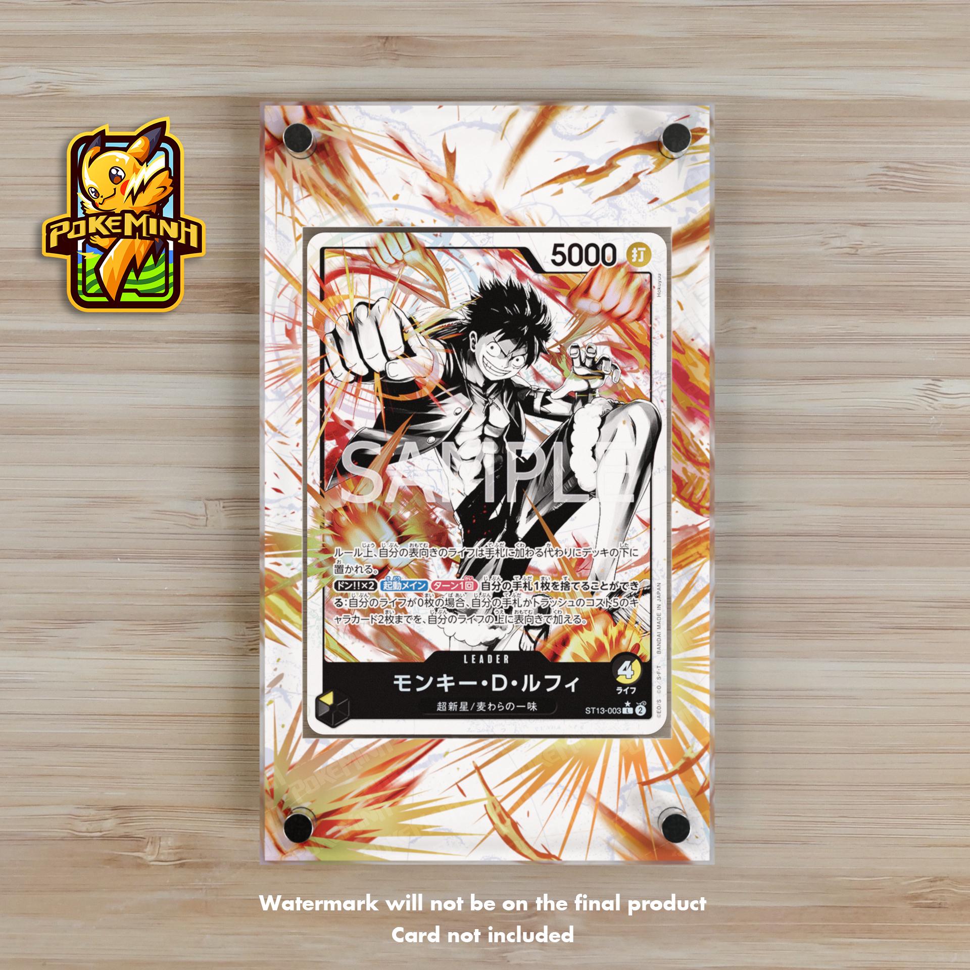 Monkey D. Luffy ST13-003 Custom One Piece Display Case