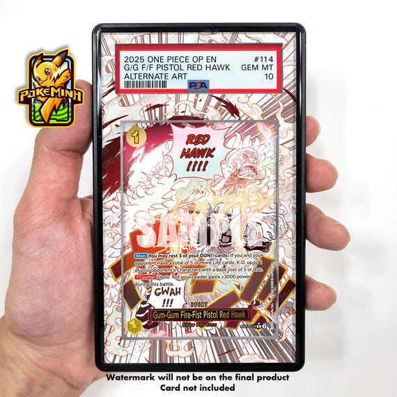 ワンピース カードゲーム PISTOL RED HAWK ALTERNATE ART PSA10 ALTERNATE ART G/G F/F PISTOL RED HAWK One Piece 2025 Japanese OP11