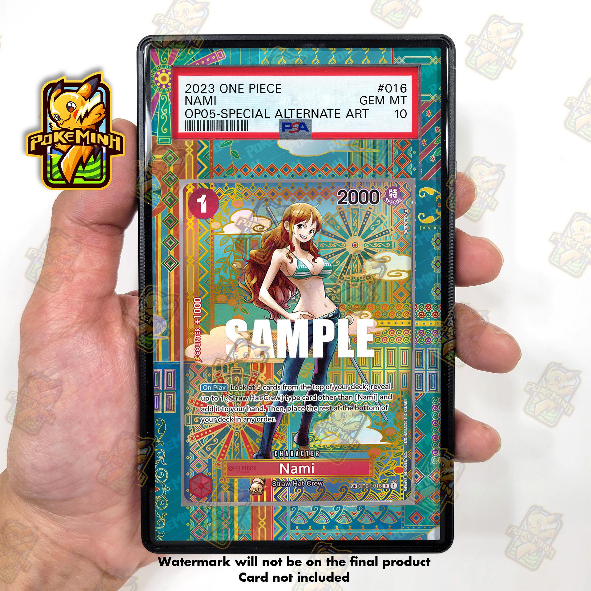 Nami OP01-016 SP Custom One Piece Graded Display Case - Etsy
