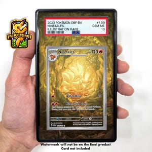 Vitrine graduée personnalisée Pokemon Shiny AR de Ninetales