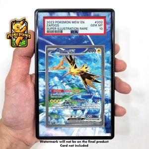 Zapdos 151 AR - Vitrine graduée Pokémon personnalisée