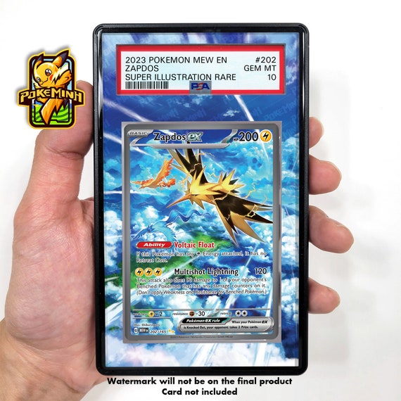 Zapdos 151 AR Custom Pokemon Graded Display Case - Etsy