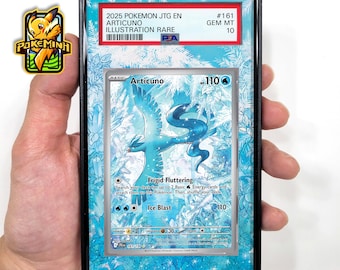 Articuno AR Custom Pokemon Graded Display Case