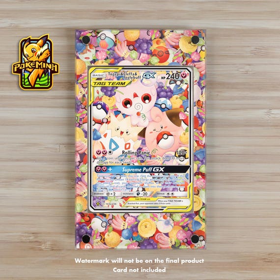 Togepi Cleffa Igglybuff GX Alternate Art Custom Pokemon Display Case - Etsy Togepi Cleffa Igglybuff GX Alternate Art Custom Pokemon Display Case - Etsy