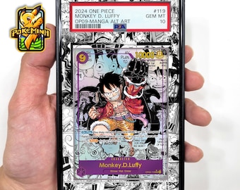 Monkey D. Ruffy OP09-119 Manga Custom One Piece Graded Vitrine