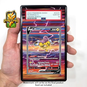 Raikou V, art alternatif personnalisé, vitrine graduée Pokémon