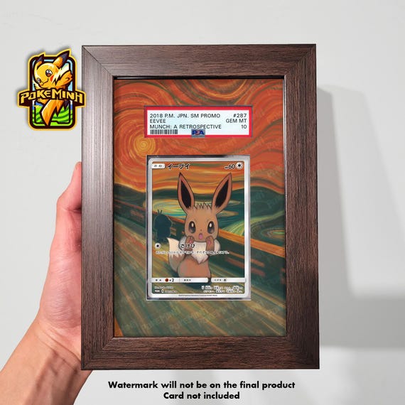 Eevee Scream Promo 287 SM-P Custom Pokemon Frame - Etsy
