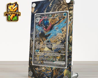 ゲッコウガ　EX SAR　ケース付き ゲッコウガ EX SAR プロモ カスタム ポケモンカード ディスプレイ