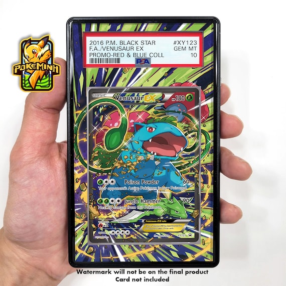 Venusaur EX XY123 Promo Custom Pokemon Graded Display Case - Etsy