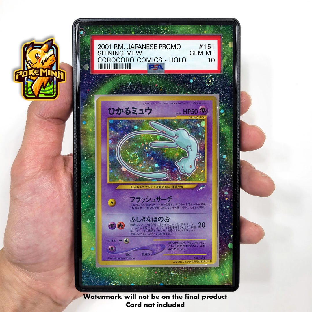 Shining Mew Corocoro Custom Pokemon Graded Display Case - Etsy