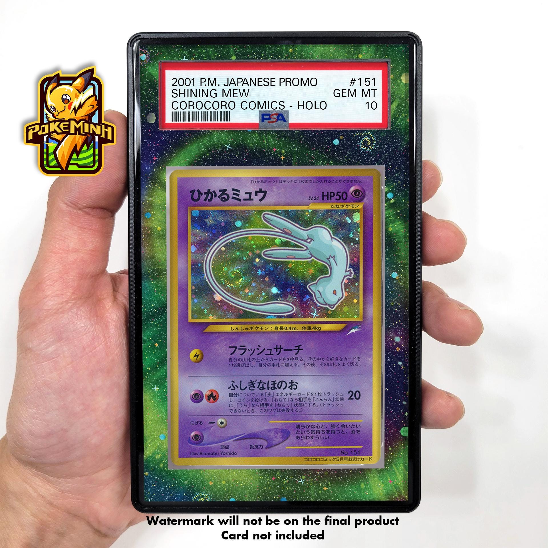 Shining Mew Corocoro Custom Pokemon Graded Display Case - Etsy