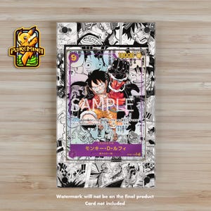 Monkey D. Luffy OP09-119 Manga, vitrine personnalisée une pièce