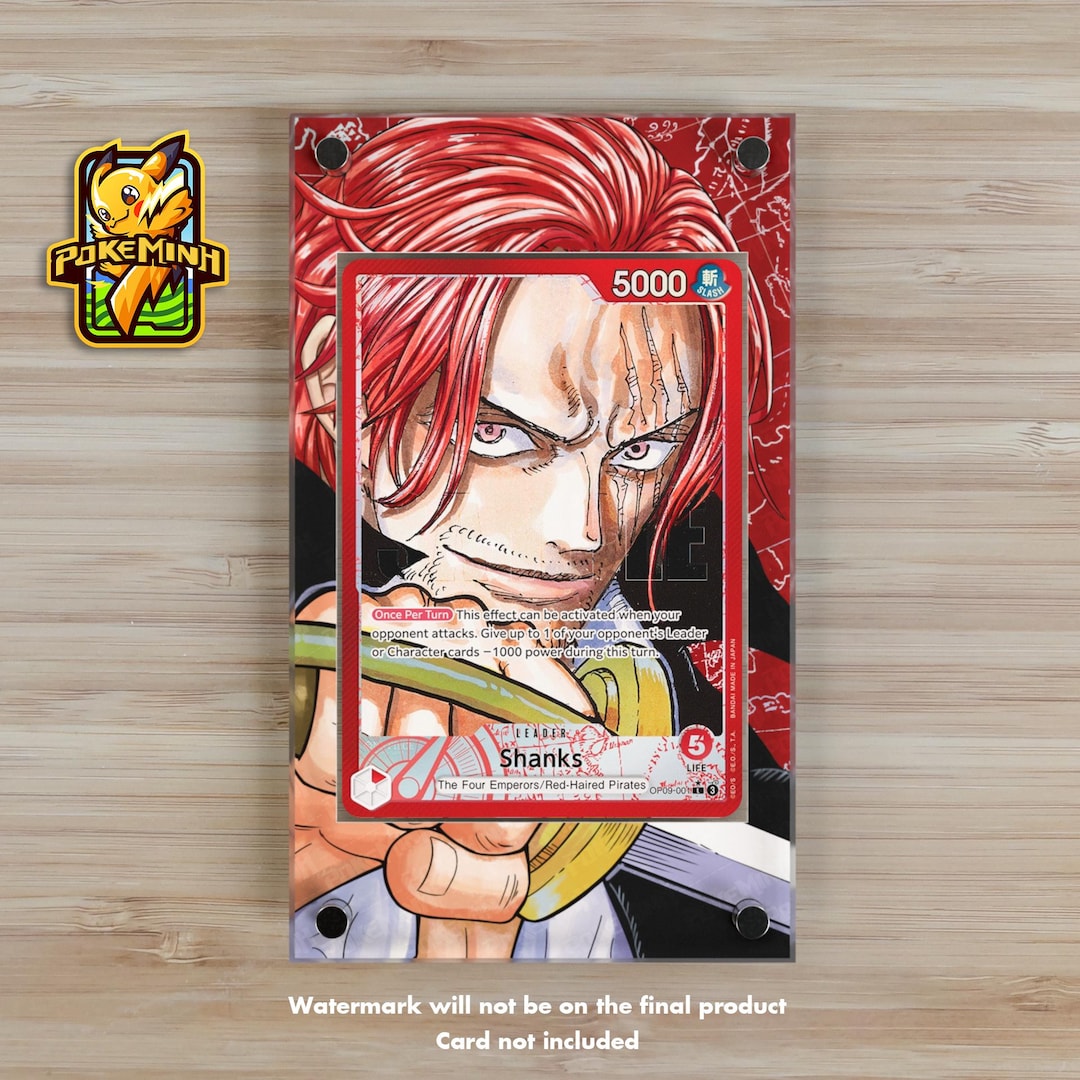 Shanks OP09-001 Leader Alternate Art Custom One Piece