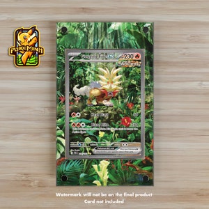 Espositore per carte Pokemon personalizzate Gouging Fire EX SAR