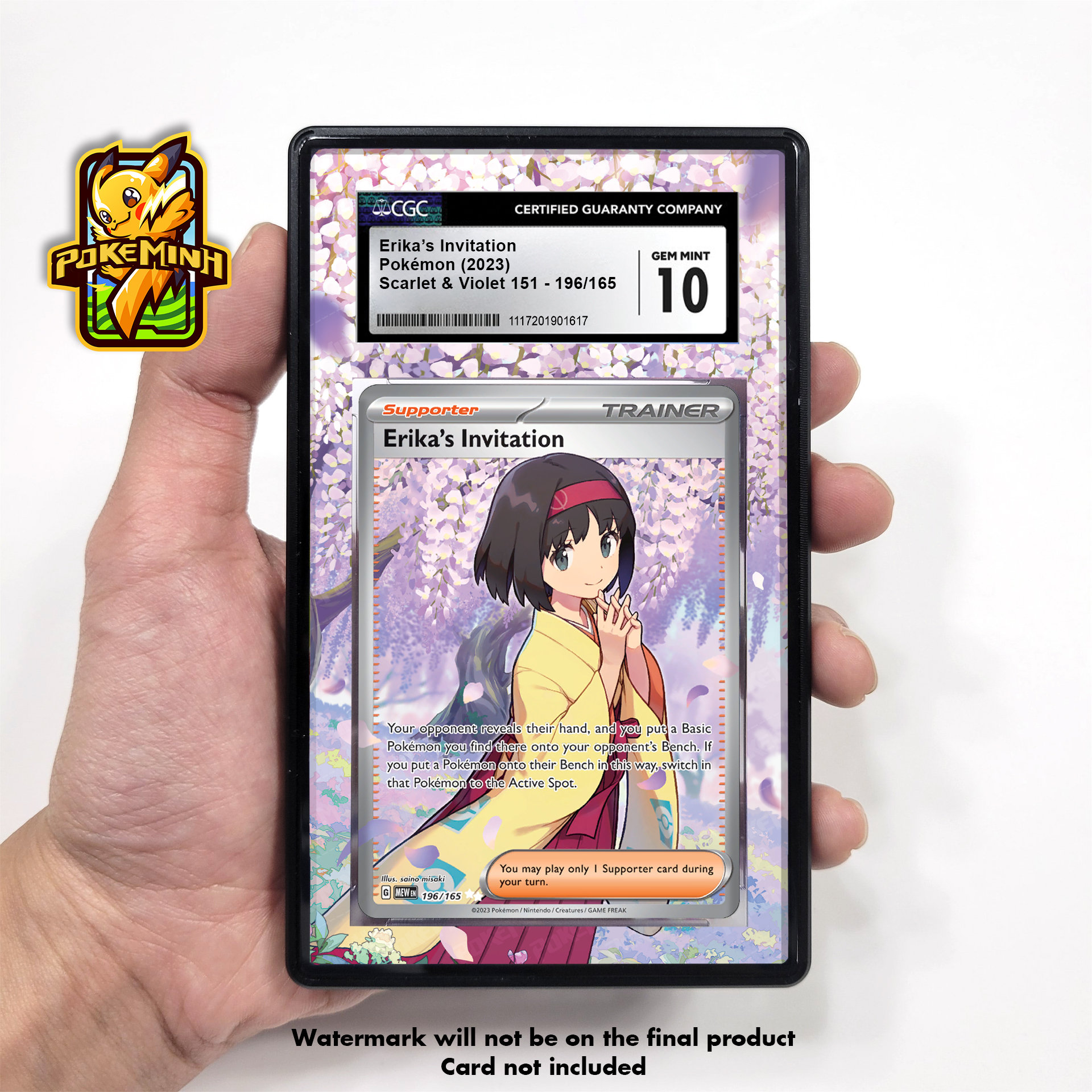 erika pokemon card Pokémon card PSA 10 Erika's Invitation SAR 206/165 151 JAP – Pika Japan  Cards