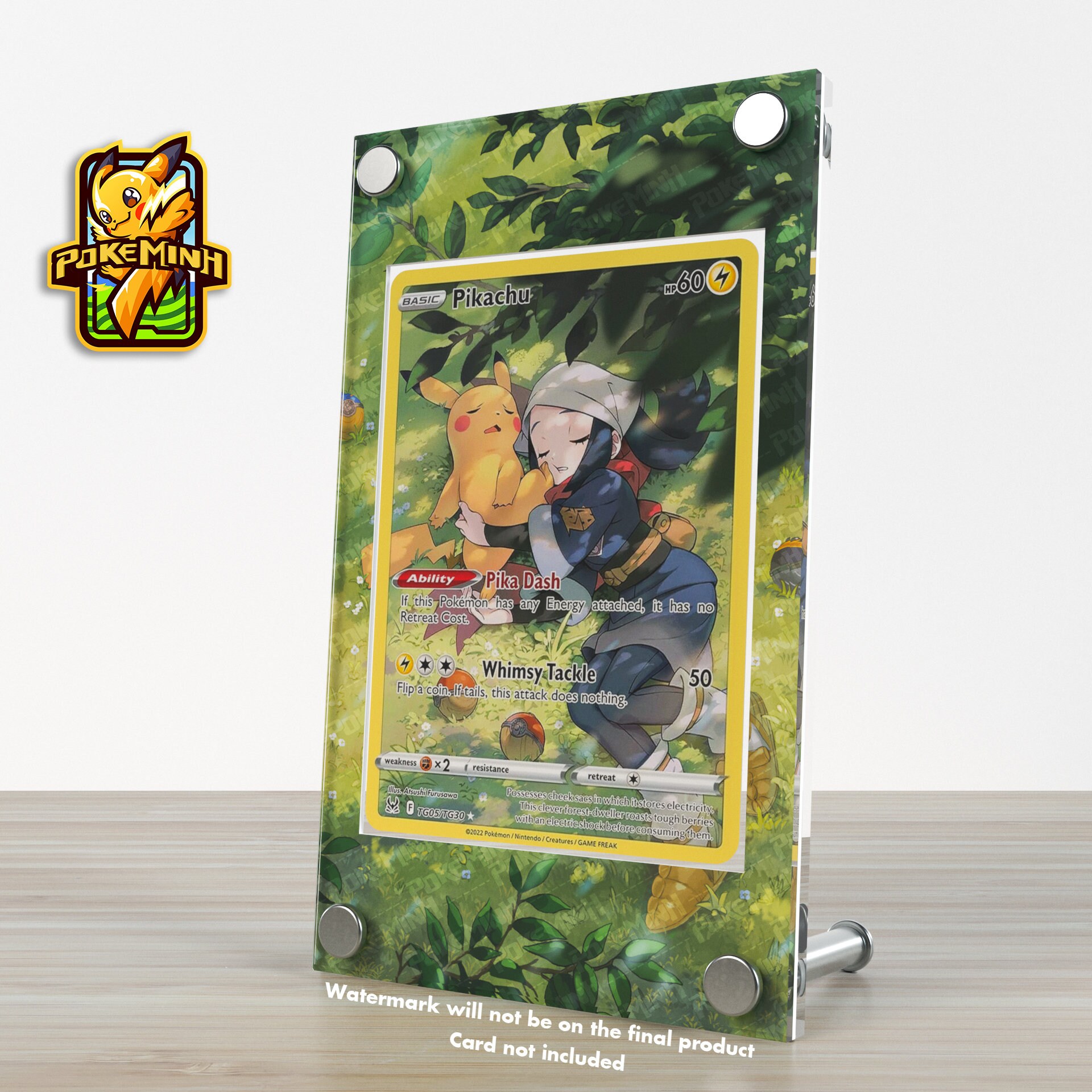 Pikachu CHR Custom Pokemon Card Display Case - Etsy