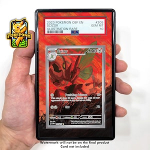 Vitrine graduée Pokemon personnalisée Scizor AR