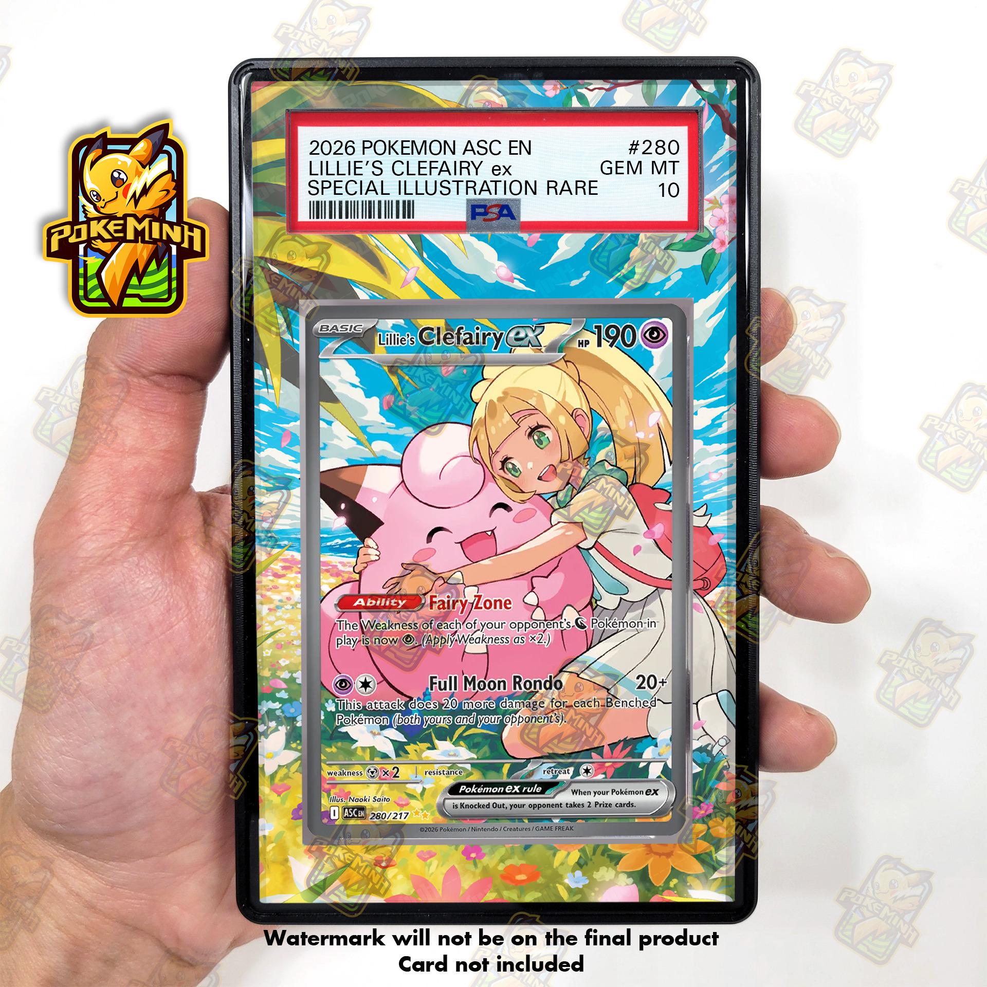 Lillie's Clefairy EX SAR 2 Custom Pokemon Graded Display Case - Etsy