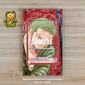 Zoro OP01-001 Vitrine d'exposition personnalisée Leader Alternate Art en une pièce