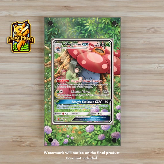 Vileplume GX Alternate Art Custom Pokemon Display Case - Etsy