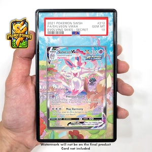 Vitrine graduée Sylveon VMAX Art alternatif personnalisée Pokemon