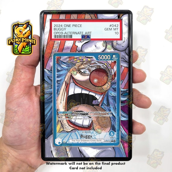buggy アート Buggy OP09-042 Leader Alternate Art Custom One Piece Graded