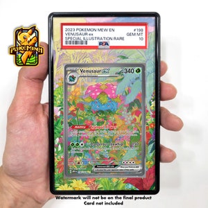 Venusaur 151 EX SAR - Vitrine graduée Pokémon personnalisée