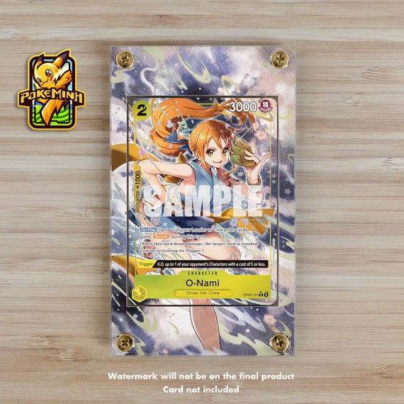 Nami OP06-101 Parallel Custom One Piece Display Case - Etsy