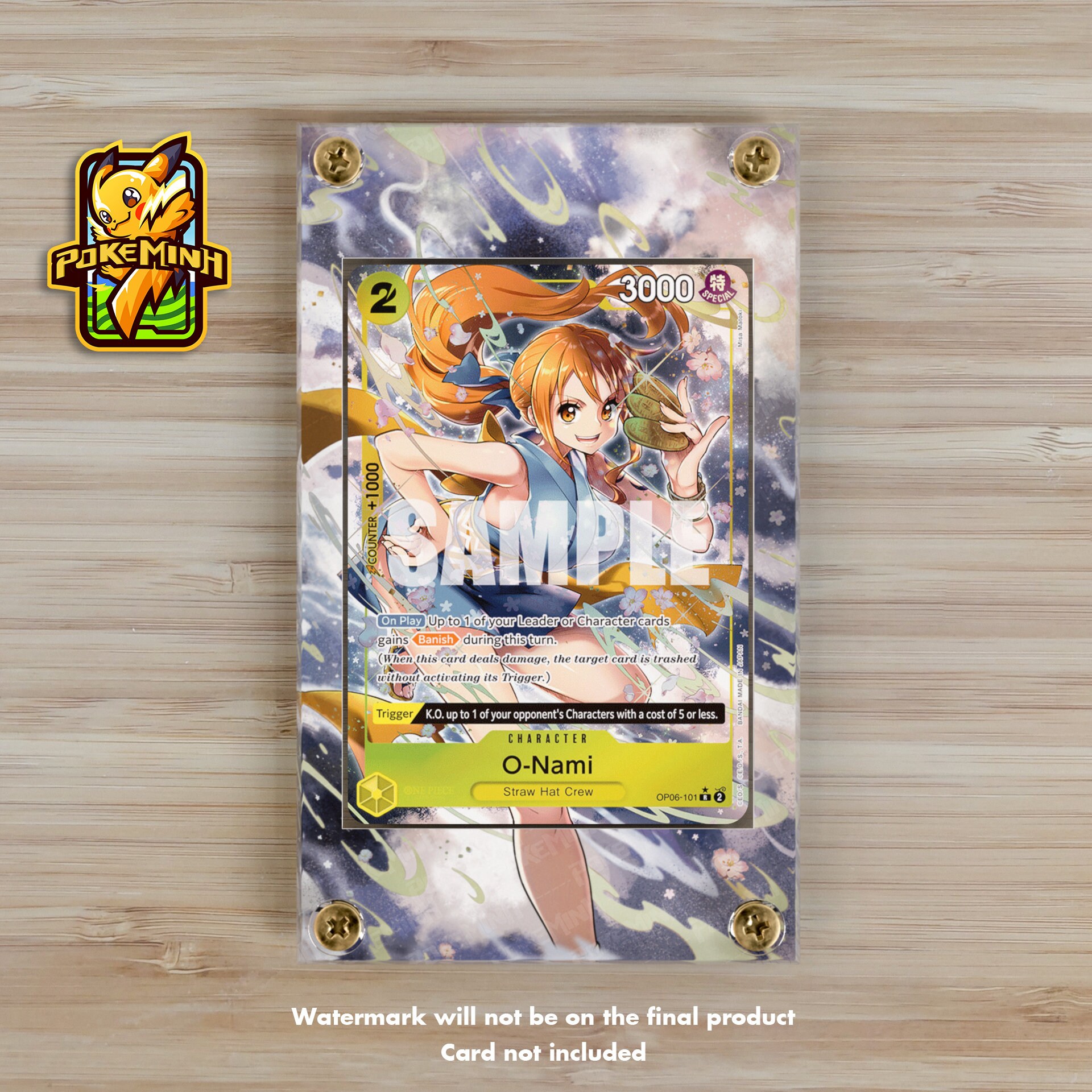 O-nami OP06-101 Parallel Custom One Piece Display Case - Etsy