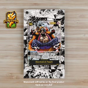 Marshall D. Teach OP09-093 - Vitrine de manga personnalisée en une pièce