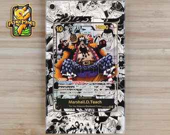 Marshall D. Teach OP09-093 Manga Custom One Piece Display Case