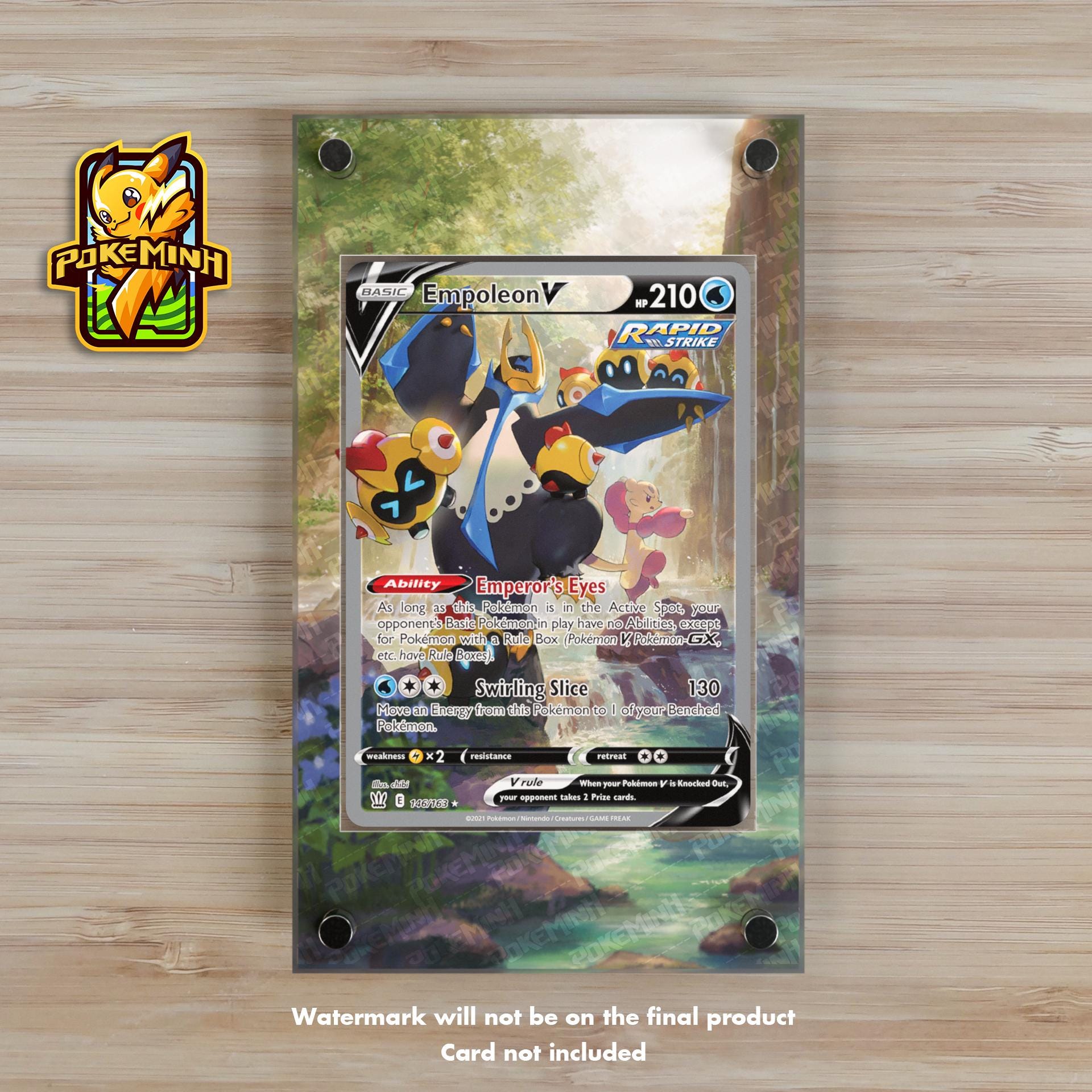 Empoleon V Alternate Art Custom Pokemon Display Case - Etsy