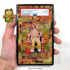 Gol D. Roger OP09-118 Manga Manga Custom One Piece Graded Display Case
