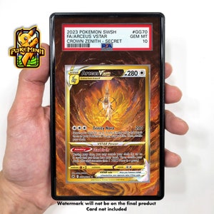Vitrine graduée personnalisée Arceus VSTAR or Art alternatif Pokemon