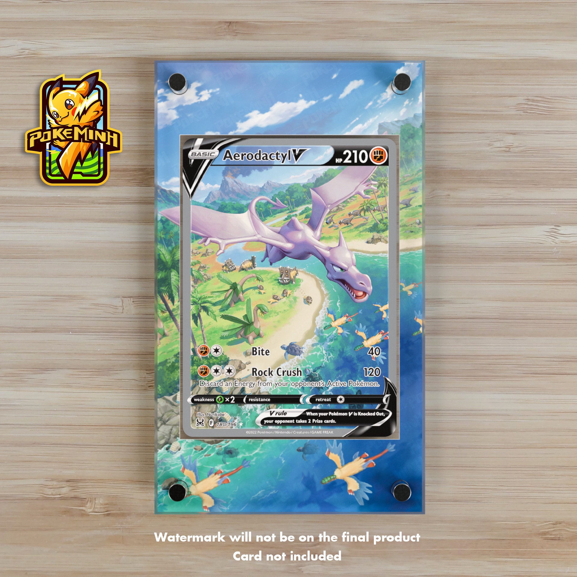 Aerodactyl V Alternate Art Custom Pokemon Display Case - Etsy Canada