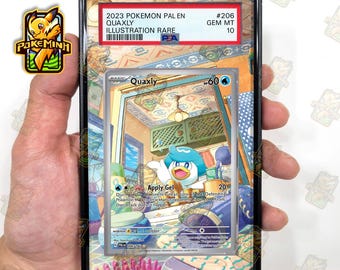Quaxly AR Custom Pokemon Graded Display Case