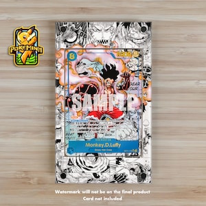Monkey D. Luffy OP11-118 Manga Custom One Piece Display Case