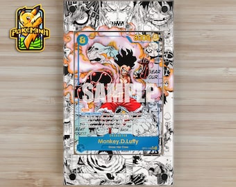 Luffy Manga EB02 | Extended Art Display Case for OPTCG - Etsy
