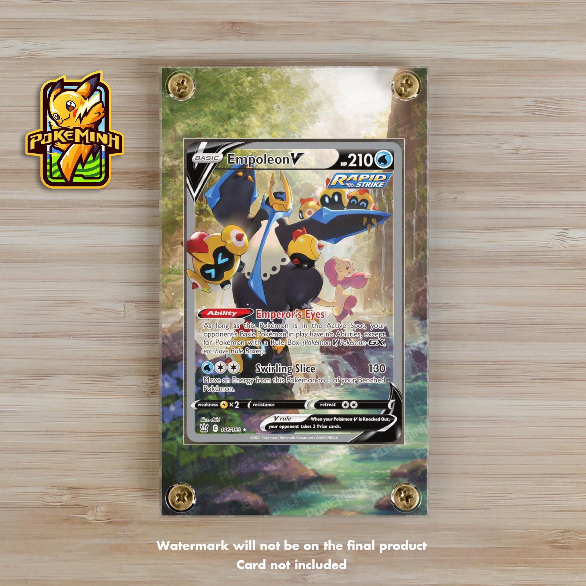 empoleon v pokemon card price Lot - Battle Styles 040/163 & SWSH108 Black Star Promo Its Swirling Slice attack dishes out a solid 130 damage Pokemon Trading Card Games V