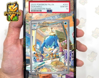 Quaxwell AR Custom Pokemon Graded Display Case