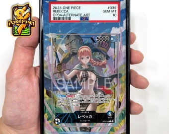 Rebecca Alternate Art Custom One Piece Graded Display Case