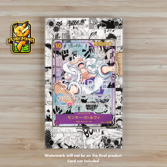one piece card display case Monkey D. Luffy OP05-119 Manga Custom One Piece Display Case