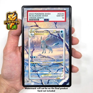 Glaceon VSTAR Art alternatif / SAR personnalisé Pokemon gradué vitrine