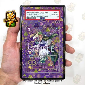 Zoro-Juurou OP05-067 SP Custom One Piece Graded Display Case