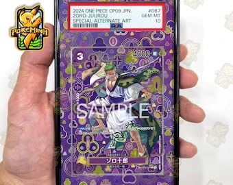 Zoro-juurou OP05-067 SP Custom One Piece Graded Display Case - Etsy
