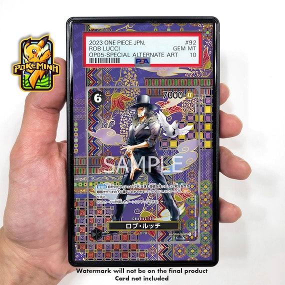 Rob Lucci OP03-092 SP Custom One Piece Graded Display Case - Etsy