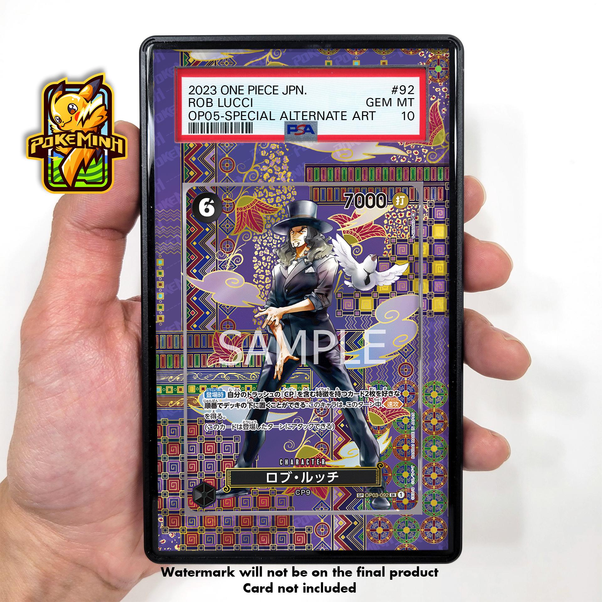 Rob Lucci OP03-092 SP Custom One Piece Graded Display Case - Etsy