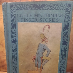Little Mr. Thimblefinger Stories- Joel Chandler Harris- Antique Book- Pre Owned- Loose Pages- Rare Books TE#153