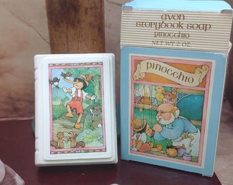 Vintage Avon Pinocchio Soap – 1984 Story Book Collectible